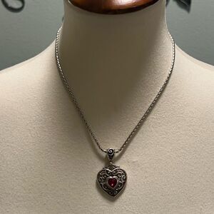 Brighton Go Red for Women Heart February Red Dress Necklace #BJNK